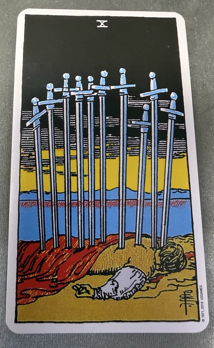 タロット ソードの10 正位置
